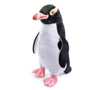RLOMUTE 11.8 Inch Yellow-eyed penguin Plush Toy Realistic Stuffed Sea Animal Super Soft Cute Birthday Companions Bedroom Car Home Decor Collectible Gift for kids Boys Girls
