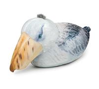 RLOMUTE 21.6 Inch Shoebill Pillow Cushion Plush Toy Realistic Creative 3D Wheel Stuffed Super Soft Cute for Birthday Party Car Favors Travel Bedroom Home Decor Collectible Gift for kids Boys