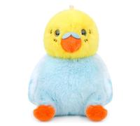 RLOMUTE Bird Keychain Parrot Plush Toy Bag pendant Funny Detachable lanyard Shake to make a sound Super Soft Cute Cuddly Birthday Companions Home Decor Gift for kids Christmas - Budgie
