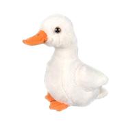 RLOMUTE Cute Farm Toys - Little Baby Duck Plush Toy Stuffed Fun Animals Super Soft Cartoon Duck for Birthday Companions Bedroom Ornaments Home Decor Collectible Gift for kids Boys Girls 5.5 Inch White