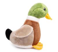RLOMUTE Cute Farm Toys - Mallard Duck Plush Toy Stuffed Fun Animals Super Soft Cartoon Duck for Birthday Companions Bedroom Ornaments Home Decor Collectible Gift for kids Boys Girls 4 Inch Green