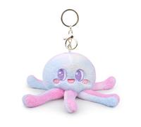 RLOMUTE Keychain Jellyfish Plush Toy Bag Pendant Funny Super Soft Cute Baby Cuddly for Birthday Party Companions Car Home Decor Collectible Gift for kids Boys Girls Christmas