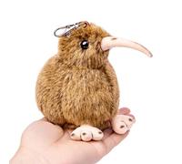 RLOMUTE Keychain Kiwi Plush Toy Bag Pendant Funny Super Soft Cute Baby Cuddly for Birthday Party Companions Car Home Decor Collectible Gift for kids Boys Girls Christmas