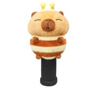 RLOMUTE Novelty Animal Golf Club Head Covers - Soft Dust-Proof Portable for Driver/Fairway/Hybrid (1.F.H), Funny Gift for Men Women Kids Golfers - Capybara dressed as a bee