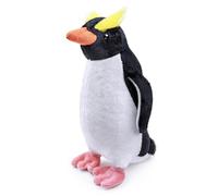 RLOMUTE Penguin Plush Toy, Cuddly Yellow-browed Penguin Teddy Soft Toys Stuffed Sea Realistic Animal for Birthday Companions Bedroom Car Home Decor Collectible Gift for Kids Boys Girls 11.8 Inch