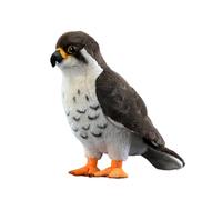RLOMUTE Peregrine Falcon Plush Toy Bird Realistic Stuffed Animal Super Soft Cute Adorable for Birthday Party Companions Bedroom Car Home Decor for kids Boys Girls 10.6 Inch Brown