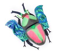 RLOMUTE Stag beetle Plush Toy insect Realistic Stuffed Animal Super Soft Cute for Birthday Favors Companions Bedroom Car Home Decor Collectible Gift for kids Boys Girls - 9.8 Inch green