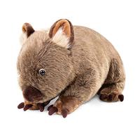 RLOMUTE Wombat Plush Toy Realistic Stuffed Animal Super Soft Cute Wombat for Birthday Party Favors Companions Bedroom Car Home Decor Collectible Gift for kids Boys Girls 11 Inch brown