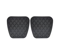RLOPWAD Car Brake Clutch Pedal Pad for VW T Roc 2017-2025 Subcompact SUV Anti Slip, Heavy Duty Foot Treadle Cover Replacement Parts 2 Pcs