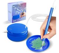 RLPPFEBCETM Electric Diamond Art Pen for Diamond Painting Vacuum Art Painting Pen with Storage Tray Compatible with All Drill Bits Featuring Auto-Sleep Mode- Blue1