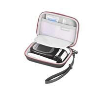RLSOCO Carrying Case for Blood Glucose Meter/Blood Sugar Monitor - Black | Universal Compatibility for Sinocare,FoviFlxy,QUIWILL,Aile,yuwell | Travel Case Cover Shockproof,Water-Resistant(Case Only)