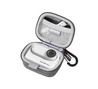 RLSOCO Carrying Case for Insta360 GO 3S 4K Tiny Portable Vlogging Camera & for Insta360 Ace Pro 2 Action Camera | Travel Case with Carabiner,Shockproof,Dustproof,Waterproof (Case Only) - Grey