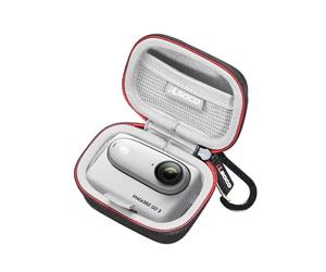 RLSOCO Carrying Case for Insta360 GO 3S 4K Tiny Portable Vlogging Camera & for Insta360 Ace Pro 2 Action Camera | Travel Case with Carabiner,Shockproof,Dustproof,Waterproof (Case Only) - Black