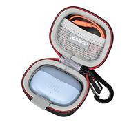 RLSOCO Carrying Case for JBL Tune Beam 2/Wave Beam 2/Vibe Beam/Wave 200 TWS/Vibe Beam 2 Wireless Earbuds | Protective Shell with Carabiner,Scratches-Resistant,Water-Resistant