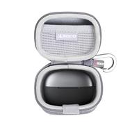 RLSOCO Carrying Case for SHOKZ OpenDots ONE Open Ear Headphones | Travel Protective Case with Carabiner,Drop-Proof,Scratches-Resistant,Water-Resistant （Case Only）- Grey