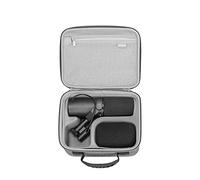 RLSOCO Case Compatible with Shure MV6 Gaming Microphone & Compatible with Shure SM7B/SM7dB Vocal Dynamic Microphone & MV7+/MV7i/MV7X Microphone (Case Only) - Grey