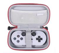 RLSOCO Case for 8BitDo SN30 Pro/Micro/M30 Bluetooth Controller (Case Only) | Hard Carrying Case for Wireless Mini Bluetooth Controller & Cables, Dustproof Shockproof Travel Bag with Metal Carabiner