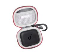 RLSOCO Case for Anker Soundcore P30i Noise Cancelling Earbuds (Case Only) | Protective Case Cover with Carabiner for P30i Wireless Earbuds & USB Cables, Dustproof, Shockproof Storage Bag-Black