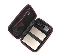 RLSOCO Case for CD/DVD External Drive Burner Reader Writer Player &Charger | Hard Travel Case for External Drive Burner & AC Charger for Verbatim,Pioneer,LG,ASUS,HP Fits up to 17cmx15cmx3.5cm(Bag Only)