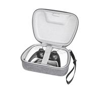 RLSOCO Case for Sony PlayStation DualSense Wireless Controller - Fit for PlayStation Sony DualShock 4/PlayStation 5/DualSense Edge Wireless Controller and More | Travel Shell with YKK Zipper - Grey
