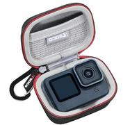 RLSOCO Compact Case for GoPro LIT Hero/ HERO13 & Dji Osmo 5 Action Camera | Mini Travel Case with Metal Carabiner for Waterproof Action Camera-Dustproof,Shockproof Protective Storage Bag (Case Only)