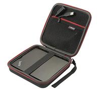 RLSOCO External DVD CD Burner Drive Carrying Case for WD My Passport/Pioneer/ LG/ASUS/Samsung /HP/Apple Mac/Apple MD564ZM CD DVD Blu-Ray Portable Burner Player Writer