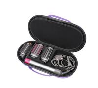 RLSOCO Hard Case for Dyson Airwrap i.d./Airwrap Co-anda2x Multi-Styler and Dryer - Fits 4pcs Long Barrels or Short Barrels - Violet (Case Only,Hair Styler is not Included)