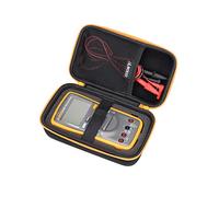 RLSOCO Hard Case for Fluke 117/115/113/116/114/15b+/175/177/179/233/17B+ Universal Digital Multimeter and for AstroAI/Neoteck/KAIWEETS/Proster/Klein Tools ET600 Digital Multimeter (Yellow Zipper)