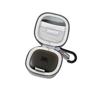RLSOCO Hard Case for JBL Live Pro 2 /Wave Flex Wireless Earbuds (Case Only) | Portable Storage Case Cover for Wave Flex/ Live Pro 2 In-Ear Headphones Earphones Protective Bag with Metal Carabiner-Grey