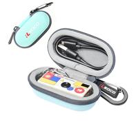 RLSOCO Hard Case for KODAK CHARMERA Keychain Digital Camera - Cyan | Shockproof, Dustproof, Water-Resistant Storage Pouch with Sturdy Metal Hook (Case Only)