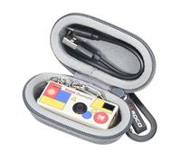 RLSOCO Hard Case for KODAK CHARMERA Keychain Digital Camera - Grey | Shockproof, Dustproof, Water-Resistant Storage Pouch with Sturdy Metal Hook (Case Only)
