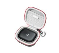RLSOCO Hard Case for Soundcore AeroFit 2 Open-Ear Headphones (Case Only) | Protective Case Cover with Pre-Cut Foam Padding and Sturdy Metal Carabiner for AeroFit 2 AI Wireless Earbuds & USB Cables
