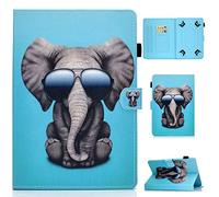 RLTech Case for BOOX Nova2, 7.8 Inch Universal Slim Folio Stand Cover Case for BOOX Nova2 / BOOX Nova Pro 7.8 Inch Tablet, Elephant