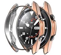 RLTech Case for Samsung Galaxy Watch 3 41mm, Ultra-Thin Sicone Bumper Flexible Case Cover for Samsung Galaxy Watch 3 41mm, Rose Gold