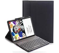 RLTech Keyboard Case for Samsung Galaxy Tab S6 Lite, (QWERTY Layout) Ultra Slim Flip with Removable Wireless Keyboard Stand Case Cover for Samsung Galaxy Tab S6 Lite 10.4 P615/P610, Black