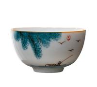 RLUCKY Chinese Teapot Set,Gaiwan Teapots Tools,Kungfu Tea Accessories Panda Ceramic Bowl for Drink Tea,Chinese Tea Culture Gifts for Overseas(H)