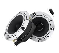 RLVYTA Car Audio Tweeter Car Speaker Tweeters 2pcs 4 Inch 150W 6OHM Aluminum Bullet Tweeter With Capacitor For Vehicle Auto Cars Stereo Modified