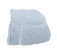 RLVYTA Car Neck Pillows Fit For BYD Seal EV 2022 2023 Car Seat Neck Pillow Soft Leather Lumbar Support Car Headrest Neck Rest Cushion(Pillow blue 2PCS)