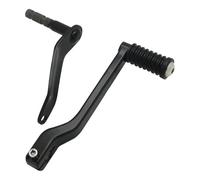 RLVYTA Metal Gear Shifter Shift Lever Motorcycle Shift Lever Shifter Pegs Heel Toe Pedal Forward Controls Fit for Harley Softail Heritage Breakout 114(A-Black)