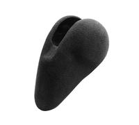 RLVYTA Speed Gear Stick Cover Fit for Porsche Gear Holder Macan Paramela 718 Cayenne 911 Modified Fur Gear Head Interior Rotary Gear Shift Knob(Black Translucent fu)