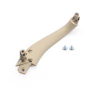 RLVYTA Support Handle Car Door Handle Car Left Right Handle Inside Pull Handle Panel Cover Trim Fit for BMW X3 X4 G01 G02 F97 F98 2018-2022(Beige Inside L)