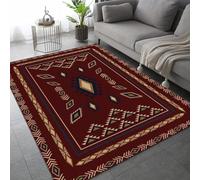 RLYXGS Aztecs Area Rug Moroccan Style 3D Non-Slip Rug 60x90cm, Soft Washable Carpet for Living Room Dining Room Bedroom Hallway Office Floor Door Mat Decorative Indoor Rug 3R2528