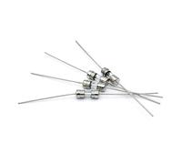 RLZQSGOT 10pcs/lot 3.6 * 10 Fast-Blow Glass Tube Fuse Fast Break with pin 3.6x10mm 0.5A 1A 1.5A 2A 3A 3.15A 4A 5A 6.3A 8A 10A AMP 250V(Slow-t,25v)