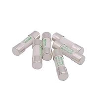RLZQSGOT 10Pcs PV Solar Fuse 1000V DC 10 * 38mm 1A 3A 5A 10A 15A 20A 25A 30A for Photovoltaic Power System Protection(3A)