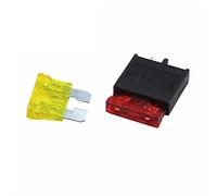 RLZQSGOT 1PCS PA66 250V 30A Medium car Insert Fuse Holder Horizontal Fuse Holder PCB Fuse Holder Car Fuse Holder(10A)