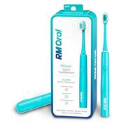 RM Oral Wave Sonic Battery Powered Toothbrush with Soft Bristles and Travel Case, 56,000 Sonic Vibrations for Clean and Sensitive, Bleaching and Plaque Removal, 2-Minute Timer
