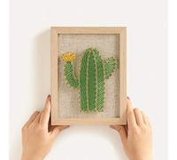 RM Studio DIY String Art Kit with All Necessary Accessories and Frame for Kids Students, Adult Crafts Kit, Home Wall Decorations Unique Gift (Cactus)