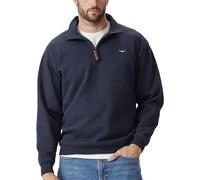 RM Williams Mens Mulyungarie Half Zip Sweatshirt Navy (UK, Alpha, L, Regular, Regular, Navy)