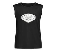 Rm Williams Shield RRP 49.99 Vest Tank T-Shirt Cotton Men Black Sleeveless Tee S