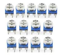 RM065 RM-065 100 200 500 1K 2K 5K 10K 1M Ohm Trimpot Trimmer Potentiometer Variable Resistor 20Pcs(500K Ohm)